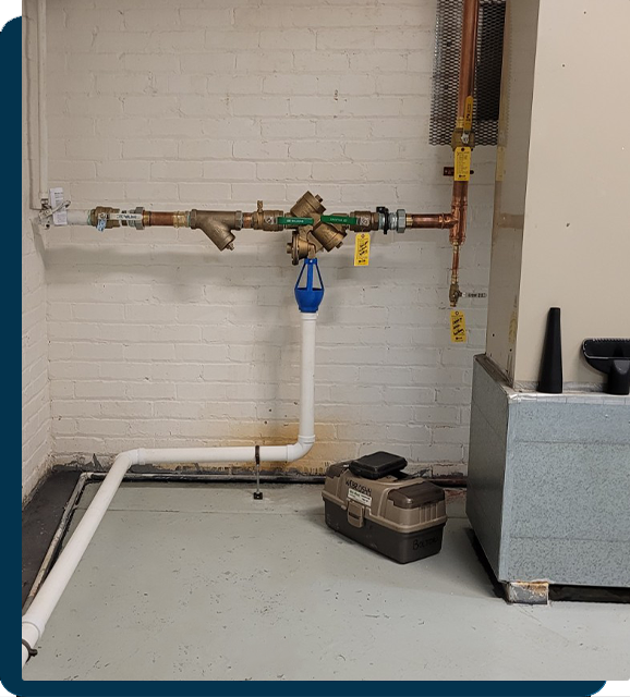 basement plumbing piping